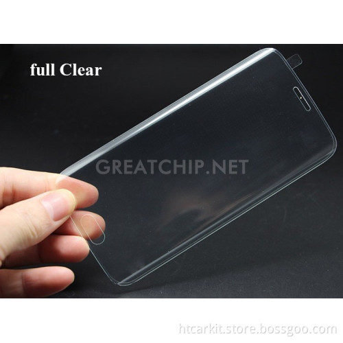 full screen clear covered tempered glass screen protector for Samsung Galaxy S7 egde / screen protector for samsung S7 Plus